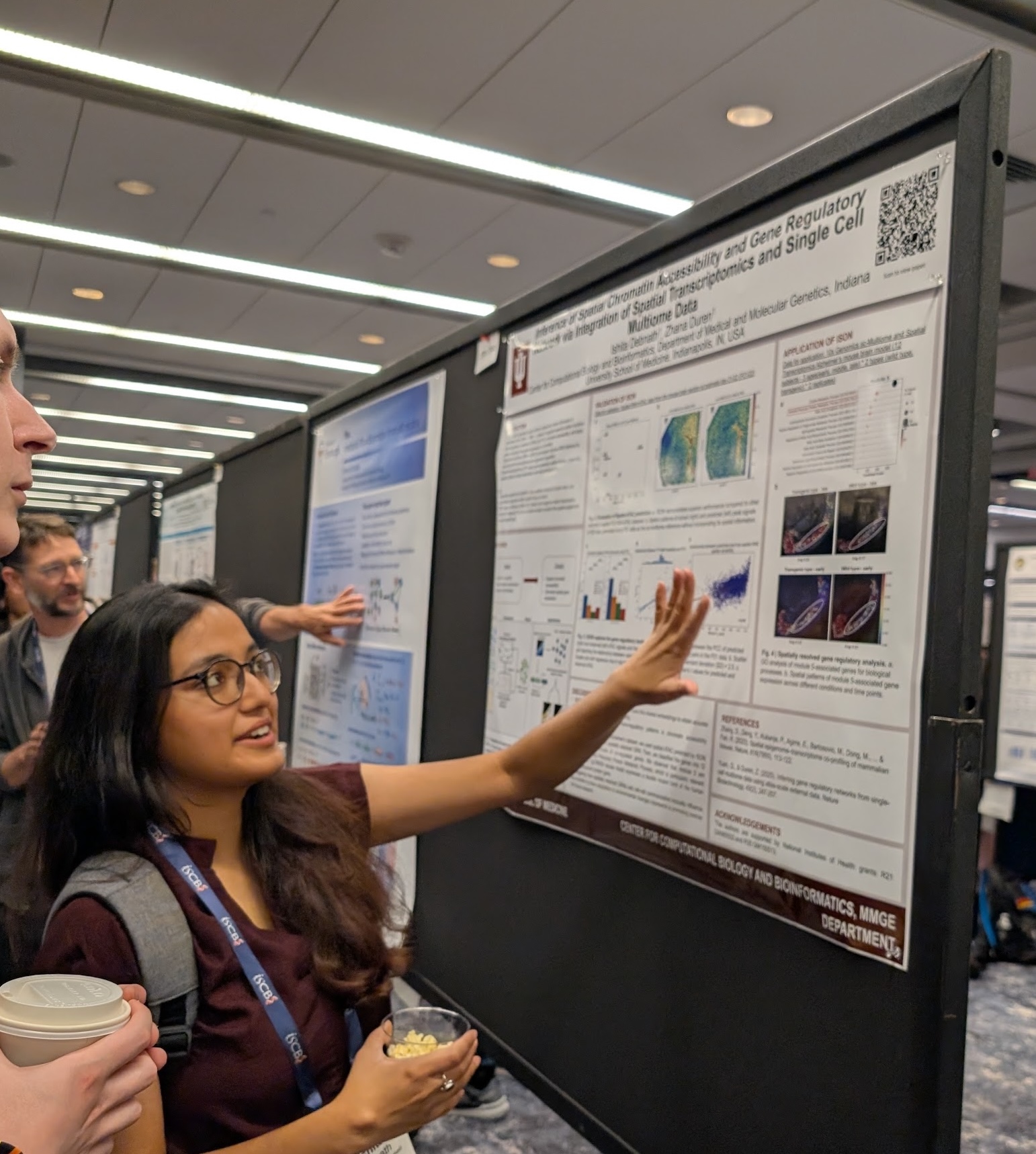 Ishita Presenting Poster